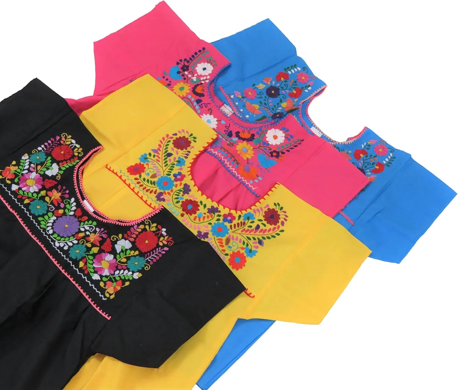 Artesanias FR Leos Mexican Imports Mexican Puebla Blouse