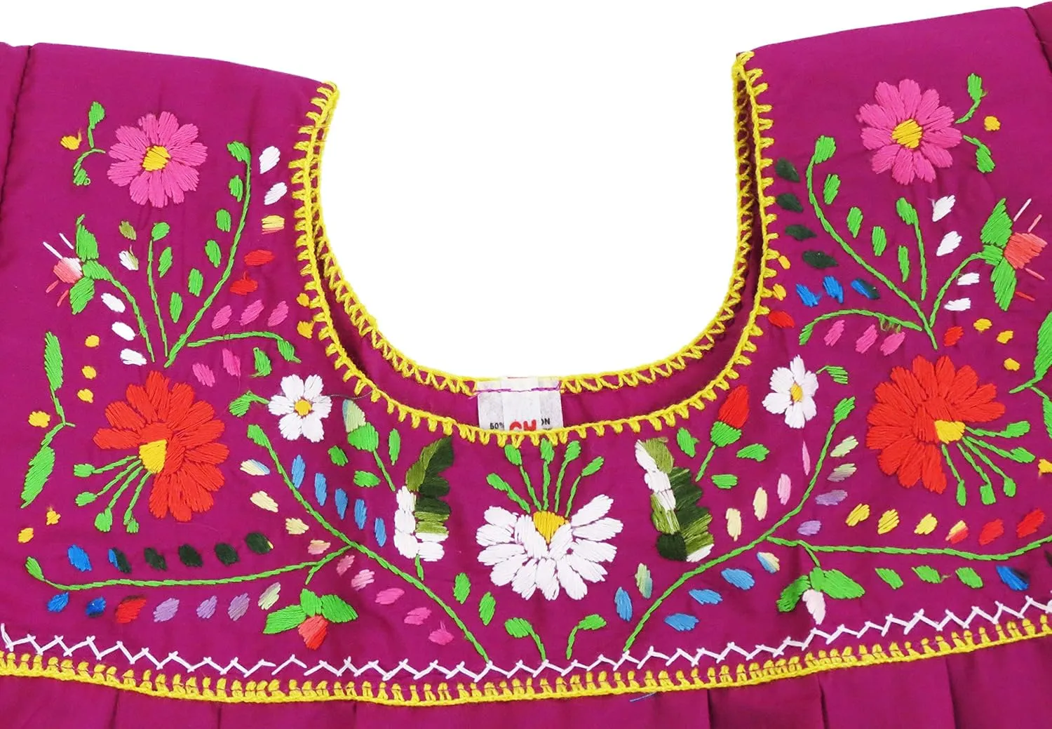 Artesanias FR Leos Mexican Imports Mexican Puebla Blouse