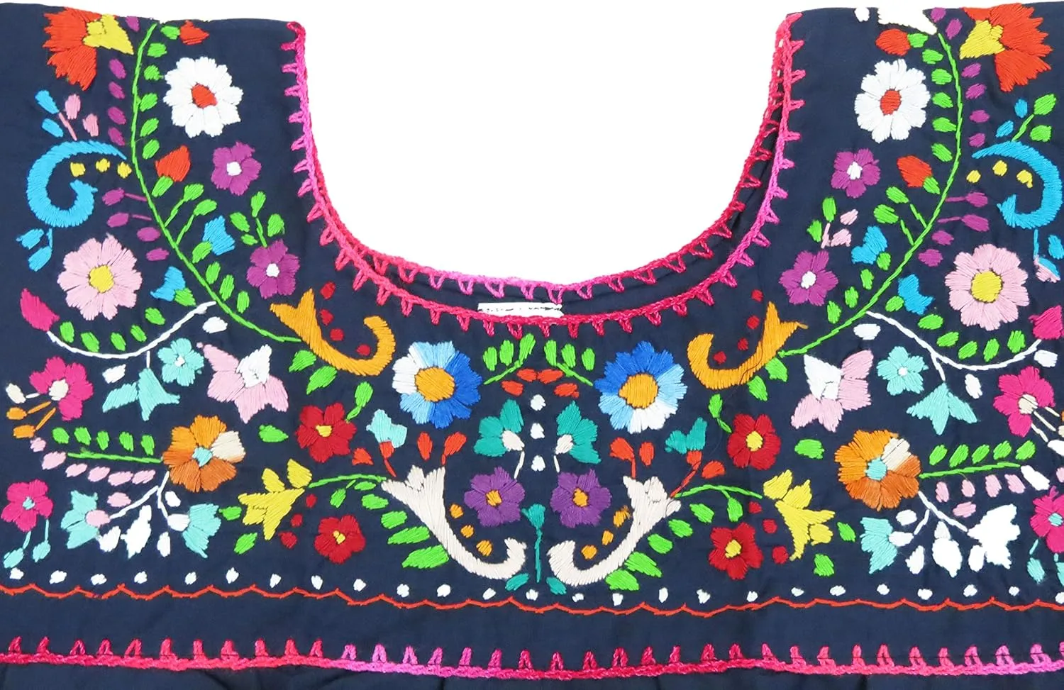 Artesanias FR Leos Mexican Imports Mexican Puebla Blouse
