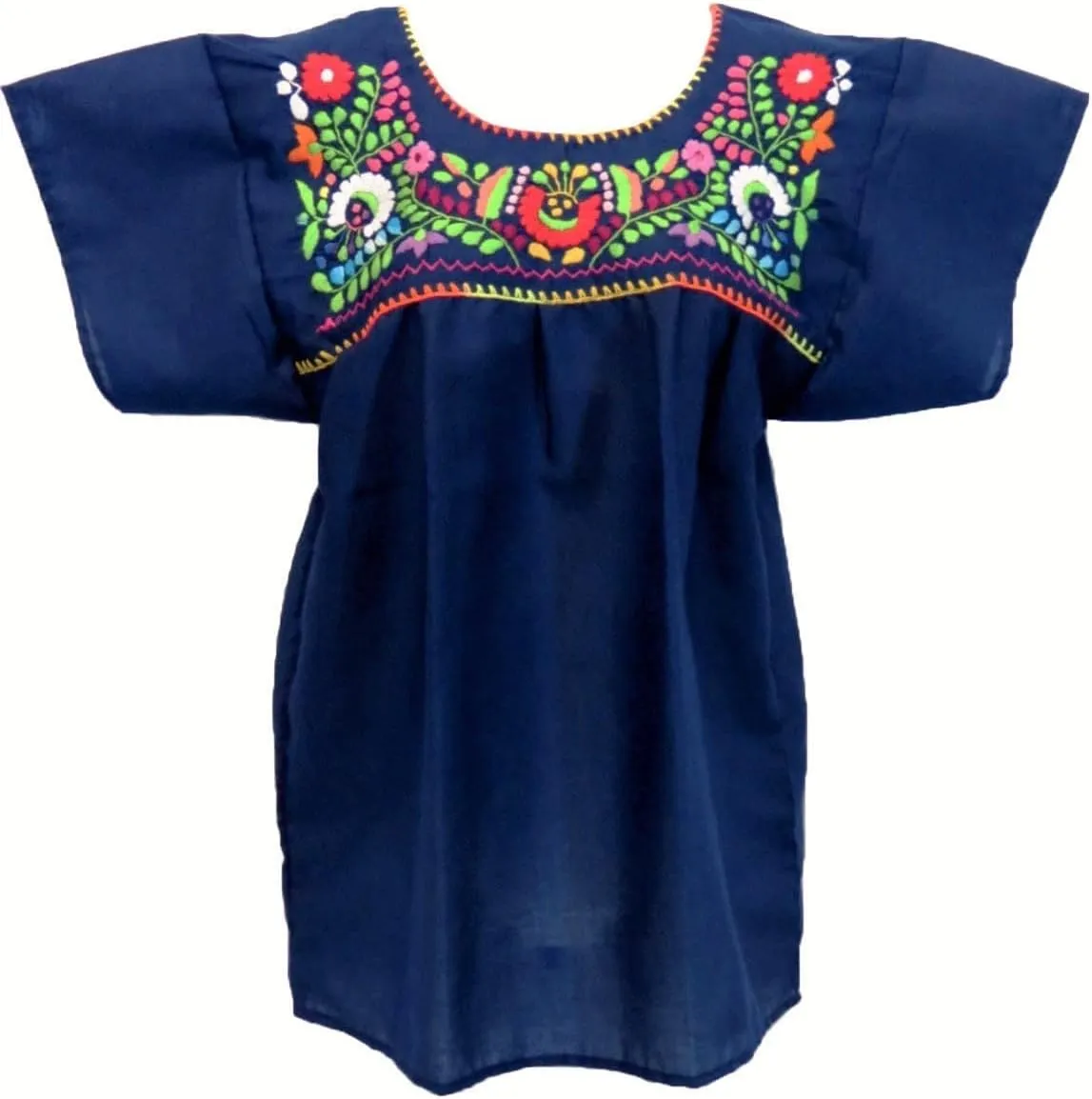 Artesanias FR Leos Mexican Imports Mexican Puebla Blouse