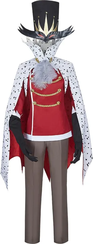 AwwwCos Anime Stolas Cosplay Costume Cloak Tops Pants Full Set with Hat Unisex Outfits Halloween Props