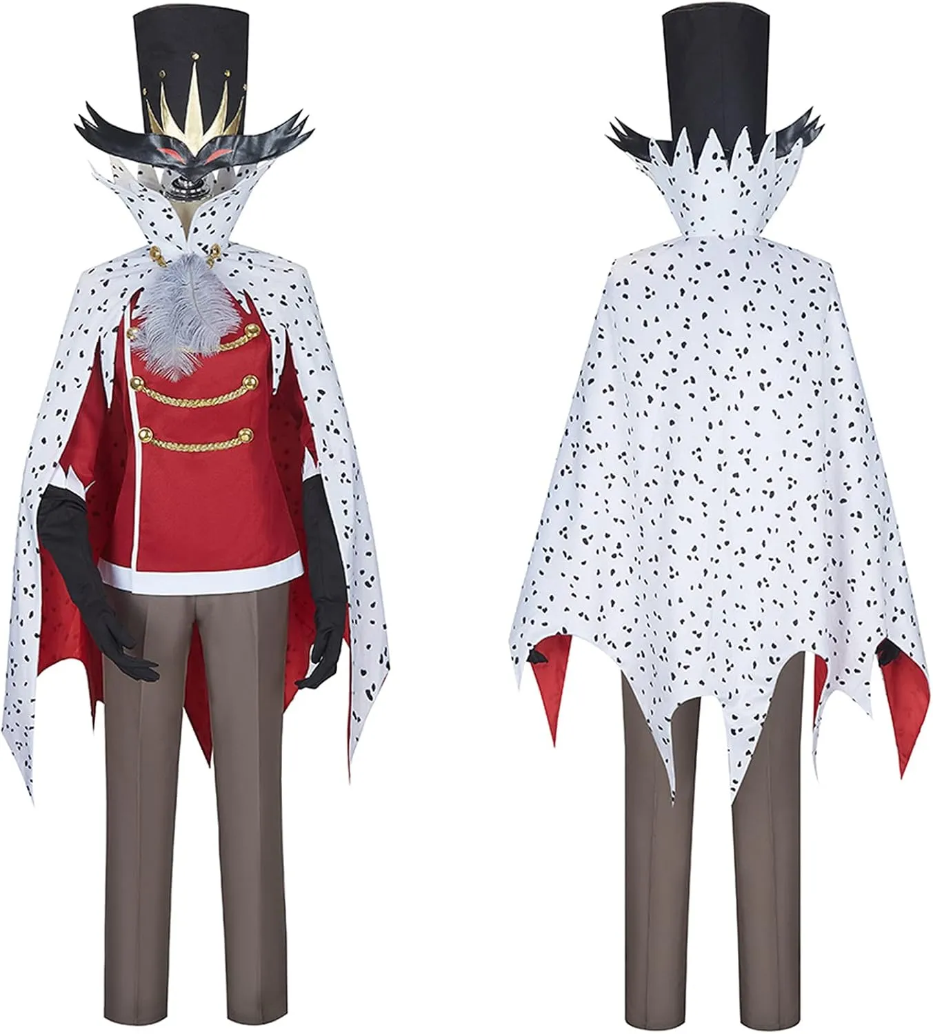AwwwCos Anime Stolas Cosplay Costume Cloak Tops Pants Full Set with Hat Unisex Outfits Halloween Props