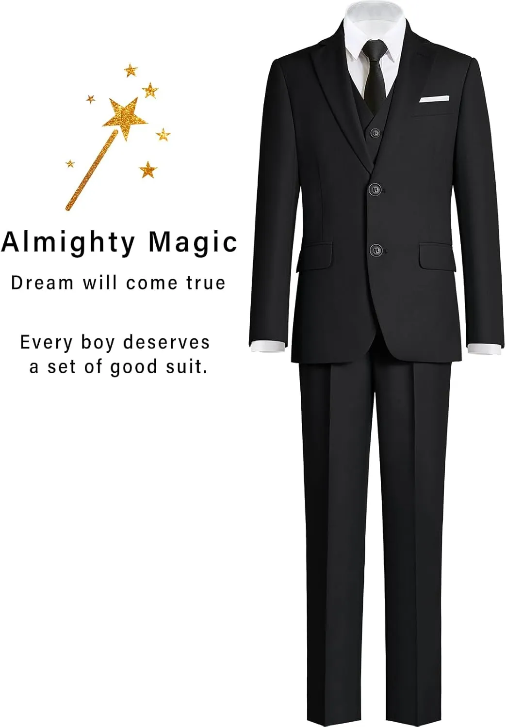 Boys Slim Fit Suits for Boys Suit Set Boy Dresswear Ring Bearer Outfit Kids Suits Boy Wedding Dress