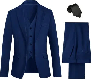 Boys Suit Teenager Suits Set for Boys, Kids Slim Fit Formal Wear Tuxedo, Ring Bearer Outfit for Wedding