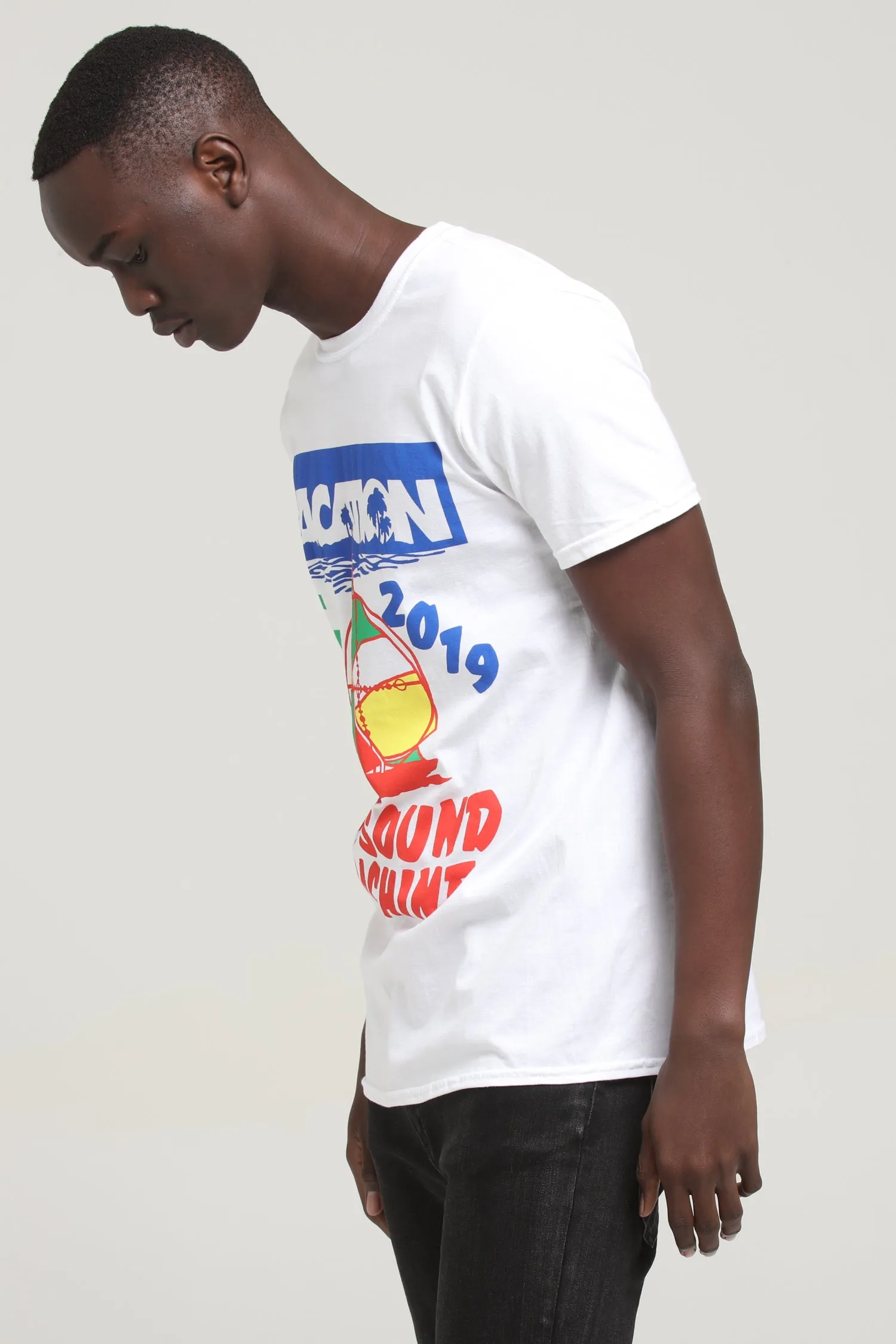 Drake Scorpion Merch Vacation Tee White