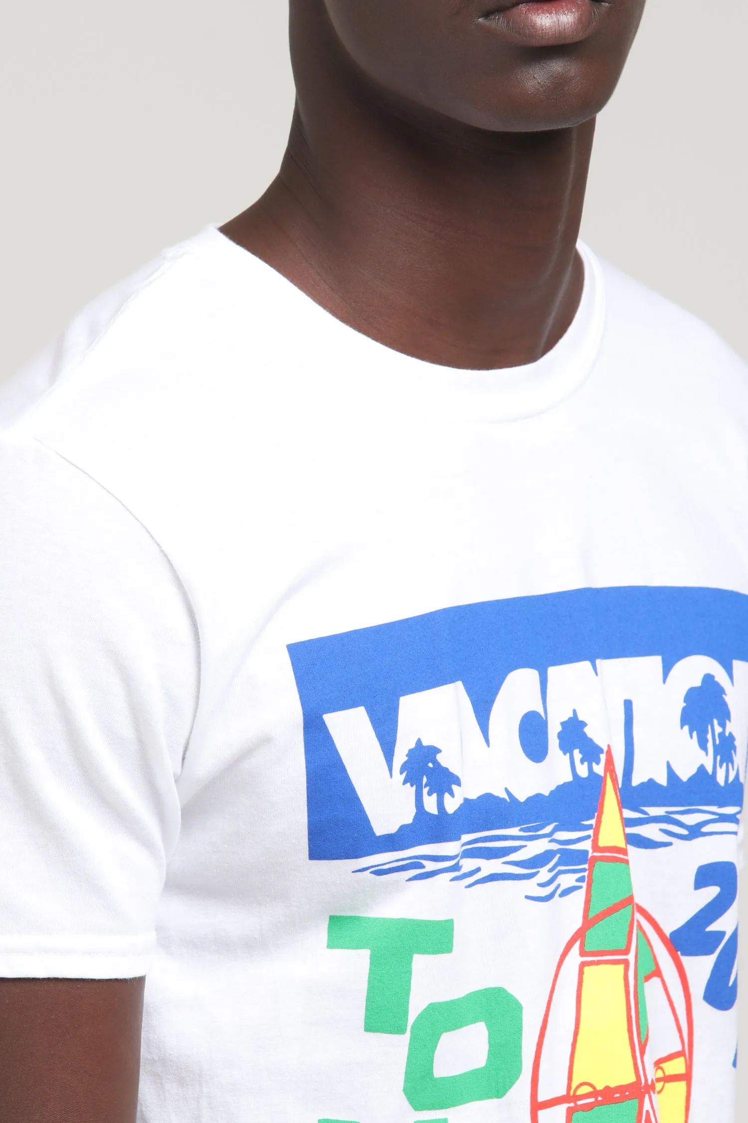 Drake Scorpion Merch Vacation Tee White