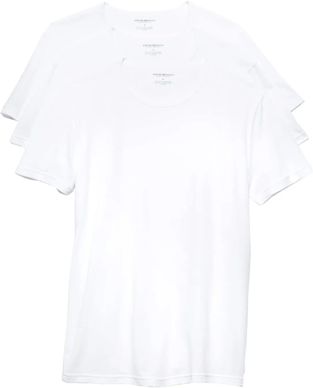 Emporio Armani Men's Cotton Crew Neck T-Shirt, 3-Pack