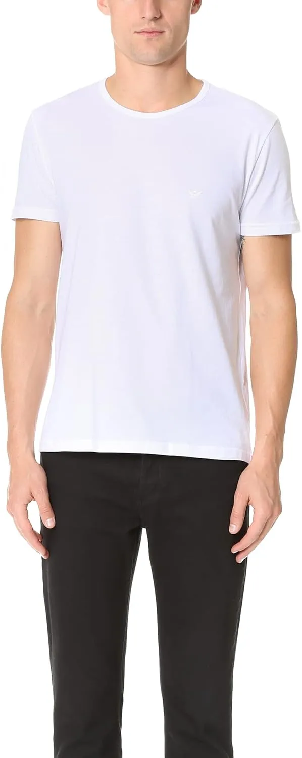 Emporio Armani Men's Cotton Crew Neck T-Shirt, 3-Pack