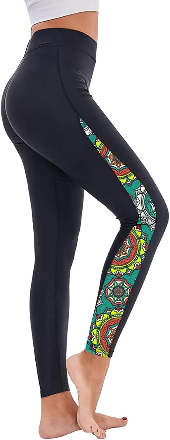 GEEK LIGHTING Swim Pants for Women Surfing Leggings SPF Swimming Tights Rash Guard Water Wetsuit Dive Kayaking Pants