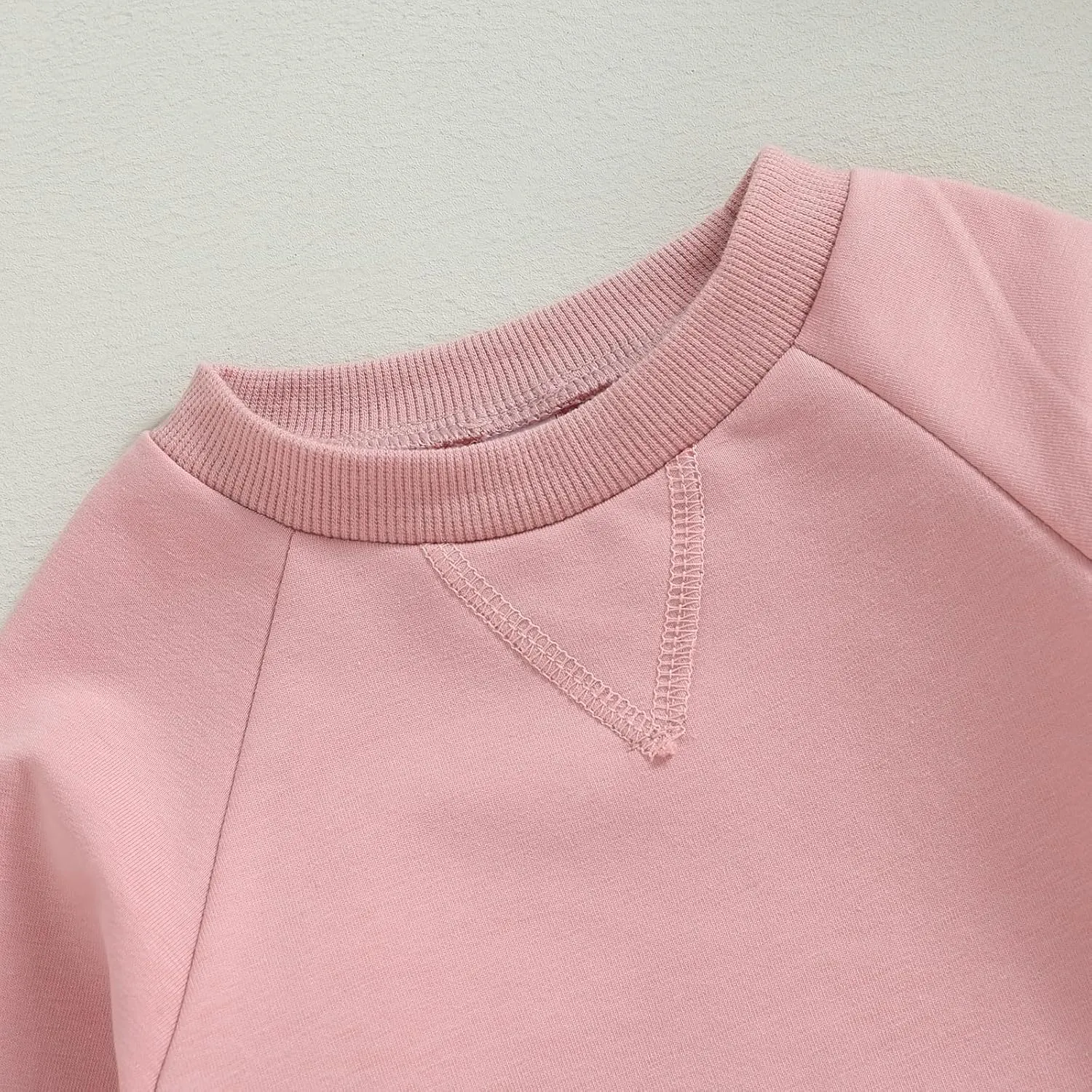 Infant Baby Girl Boy Oversized Sweatshirt Romper Solid Crewneck Sweater Romper Long Sleeve Bubble Bodysuit Tops