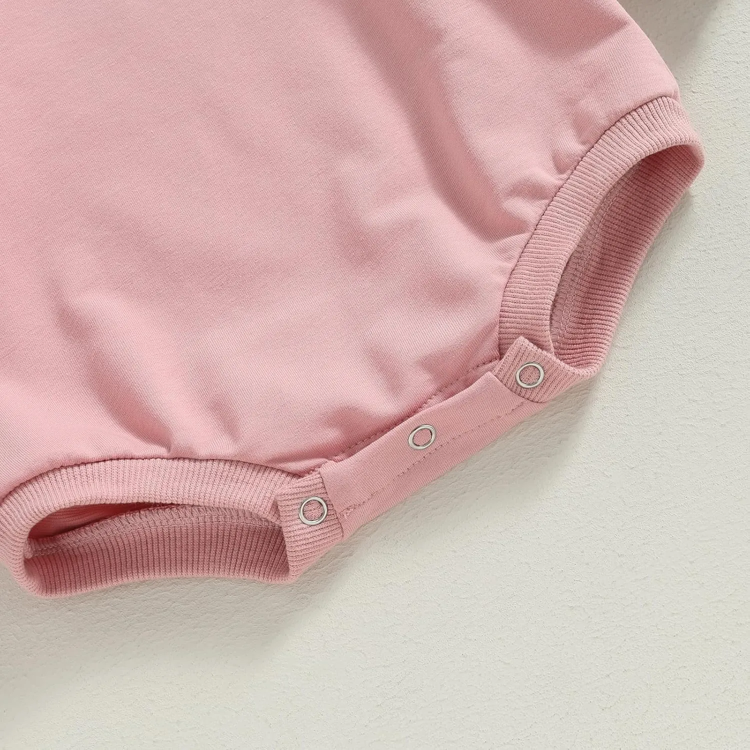 Infant Baby Girl Boy Oversized Sweatshirt Romper Solid Crewneck Sweater Romper Long Sleeve Bubble Bodysuit Tops