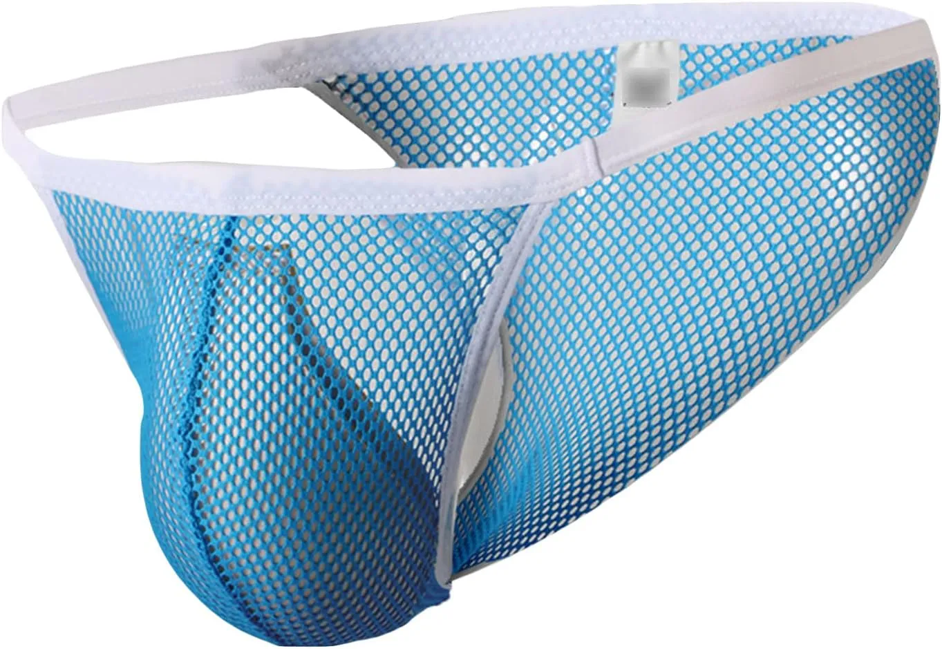 JEShifangjiusu Men's See Through Fishnet Bikini Briefs Low Rise Panties Underwear Sexy Mesh Sissy Thongs Lingerie