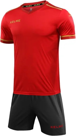 KELME Men Quick Dry Soccer Jersey and Shorts, Youth Work Out Shirt, Adult Lightweight Training Uniform