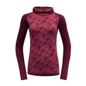 KVITEGGA MERINO 230 HOODIE WMN BEETROOT
