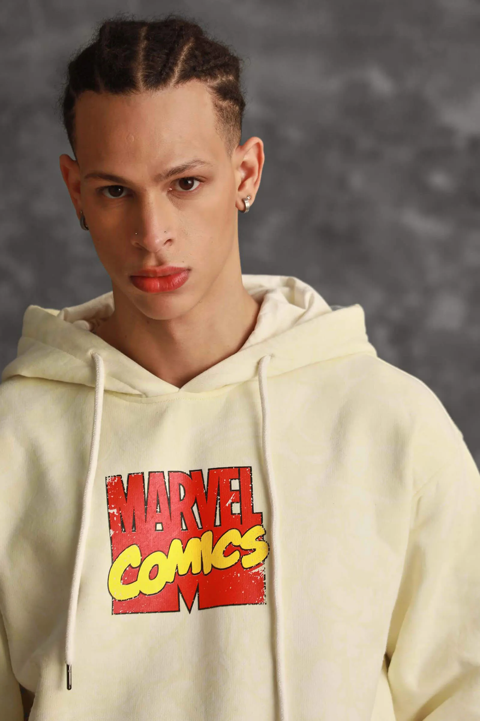 Marvel Solar Active Oversized Heavyweight Hoodie(Fleece)