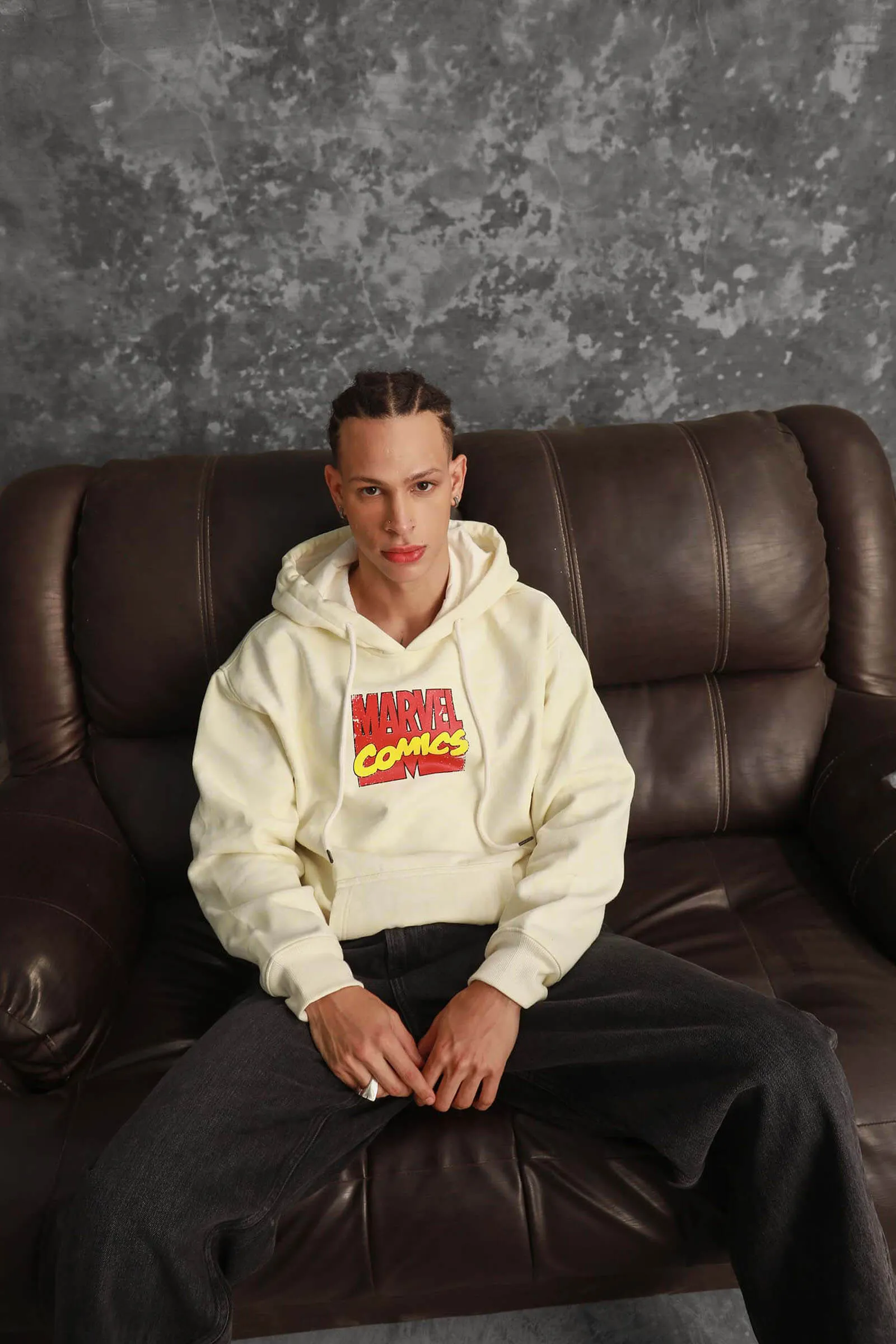 Marvel Solar Active Oversized Heavyweight Hoodie(Fleece)