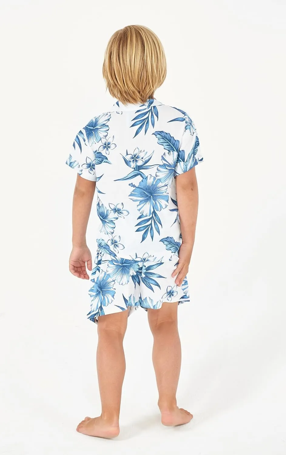 Matchable Family Hawaiian Luau Men Women Girl Boy Clothes in Day Dream Bloom