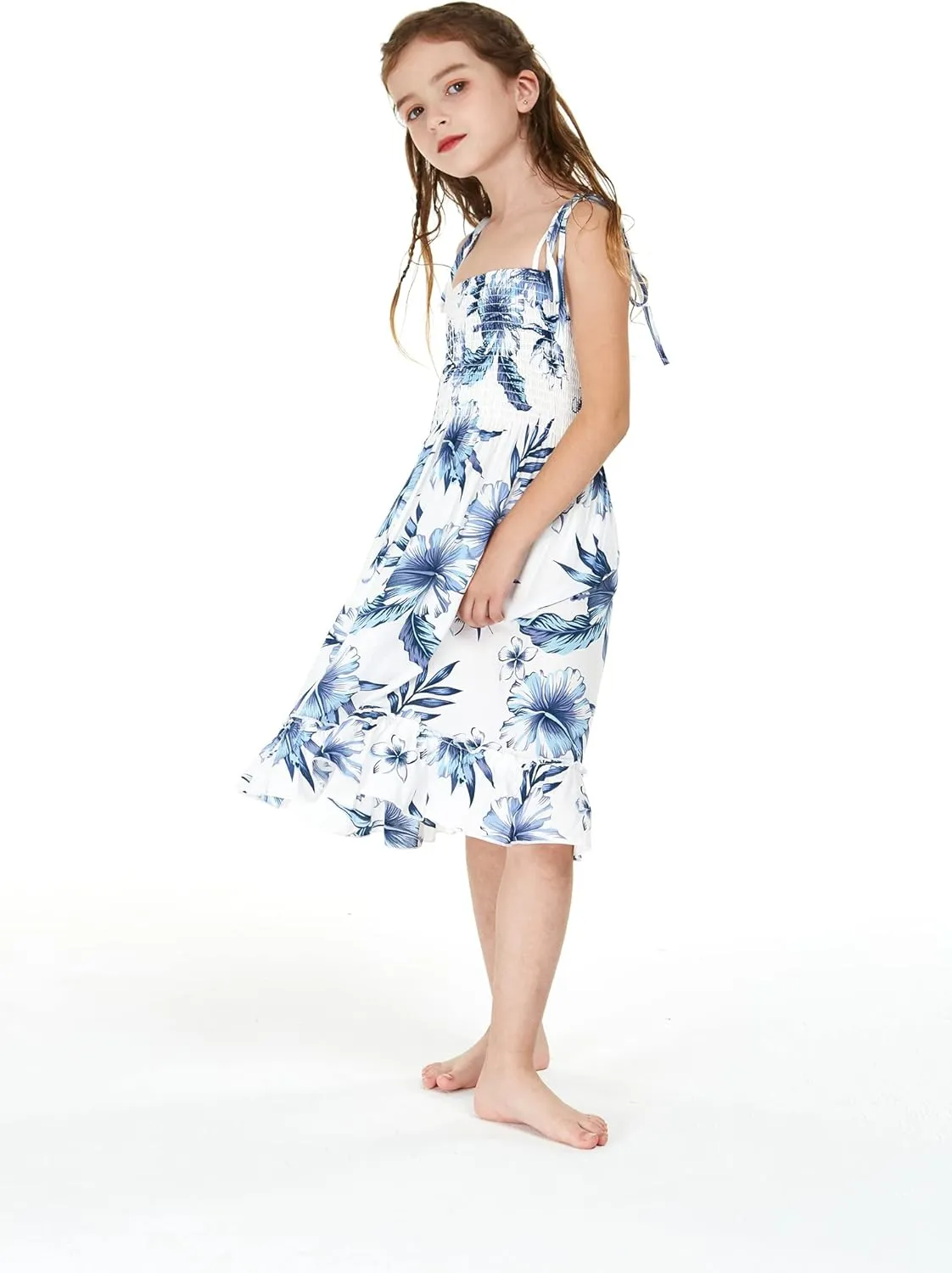 Matchable Family Hawaiian Luau Men Women Girl Boy Clothes in Day Dream Bloom