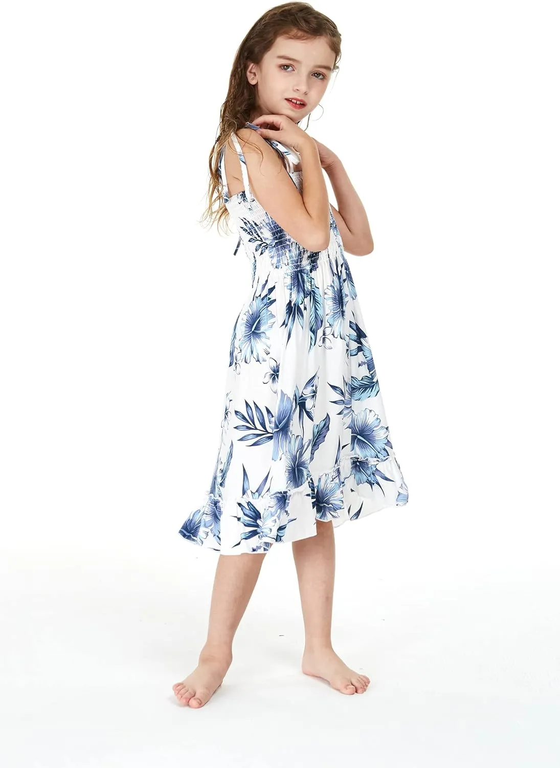 Matchable Family Hawaiian Luau Men Women Girl Boy Clothes in Day Dream Bloom