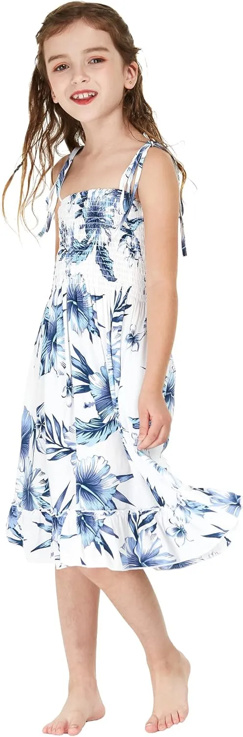 Matchable Family Hawaiian Luau Men Women Girl Boy Clothes in Day Dream Bloom
