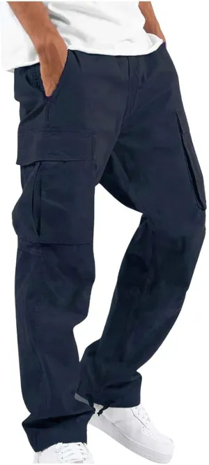 Mens Cargo Pants Lightweight Outdoor Comfort Fishing Work Pants Stretch Travel Regular Ripstop Camping Hiking Pants