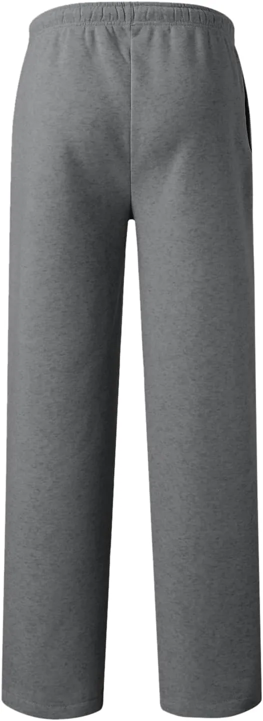 Men's Cotton Casual Pants, Elastic Waist Bottom Sweatpants, Workout High Waist Lightweight Drawstring Summer Yoga Pants