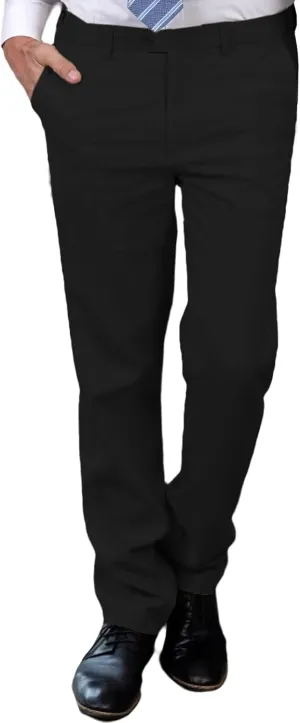 Men's Linen Pants Dress Lightweight Summer Business Linen Long Suit Pants