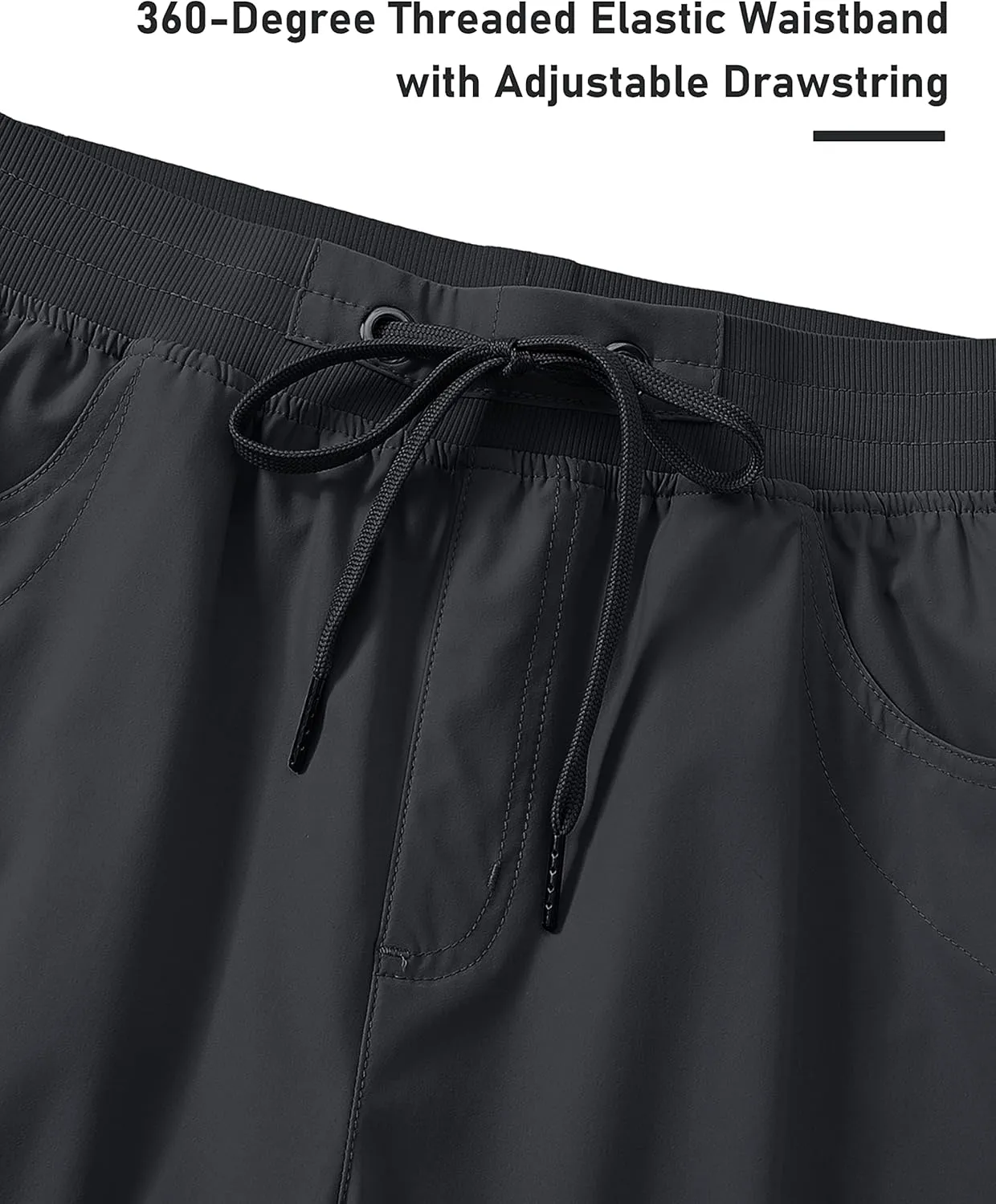 MoFiz Capri Pants for Women Lightweight Ice Cool Capris for Women Casual Summer Trip Loose Shorts with Zipper Pockets