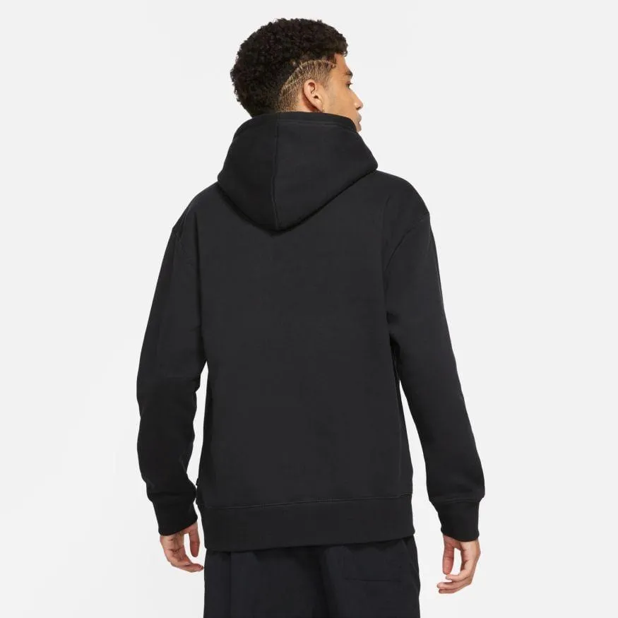 Nike SB Premium GFX Fleece Pullover Hoodie Black Cool Grey Cool Grey