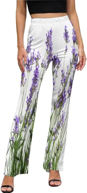 Nugier Women Bell Bottom, Wide Leg Flare Pants Palazzo Trousers Long Pants (XS-XL)