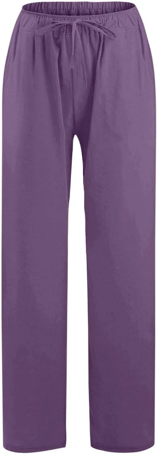 Pants for Women, Oversized High Waisted Straight Leg Pants Wide Casual Sweatpants