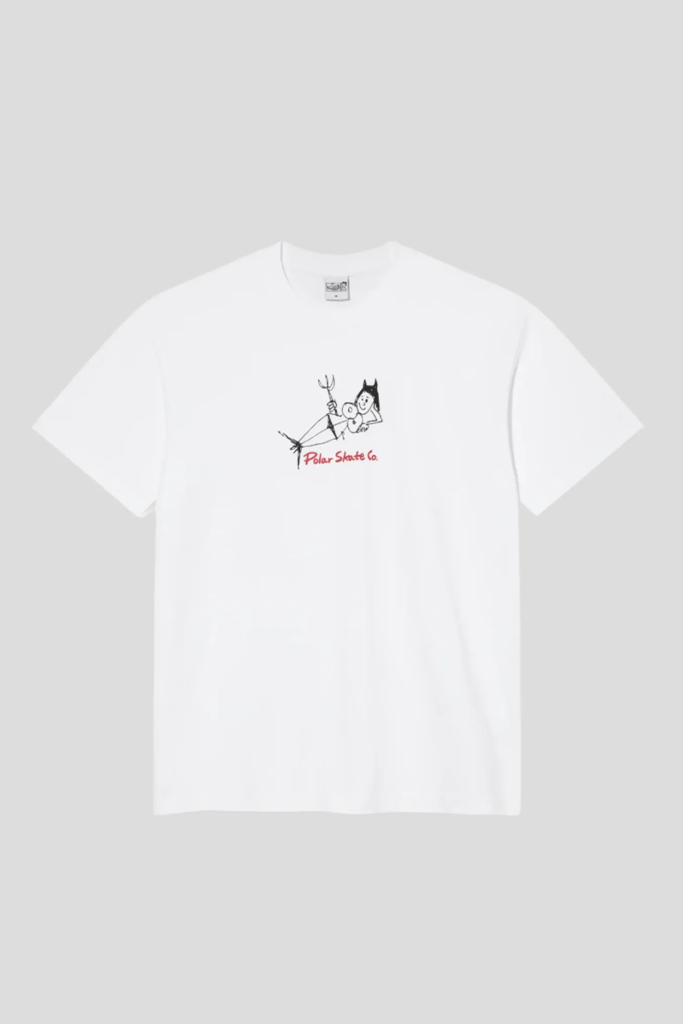 POLAR SKATE TEE DEVIL WOMAN - WHITE