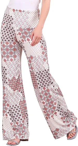 Popana Palazzo Pants for Women Casual Summer Wide Leg Beach Pants Plus Size Made in USA