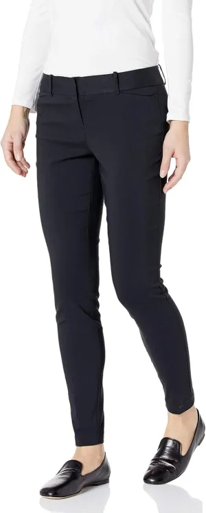 SATINATO Women's Straight Pants Stretch Slim Skinny Solid Trousers Casual Business Office