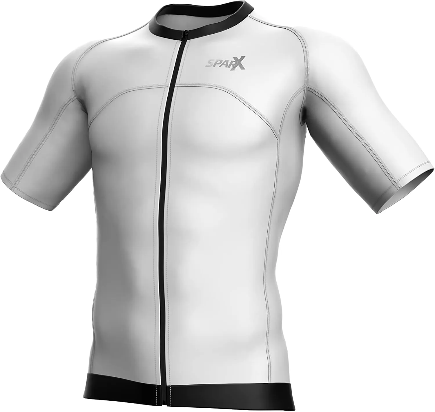 Sparx Men's Aero Tri Tank Short Sleeve Tri Tops Triathlon Tank Race Cycling Swim Bike Run