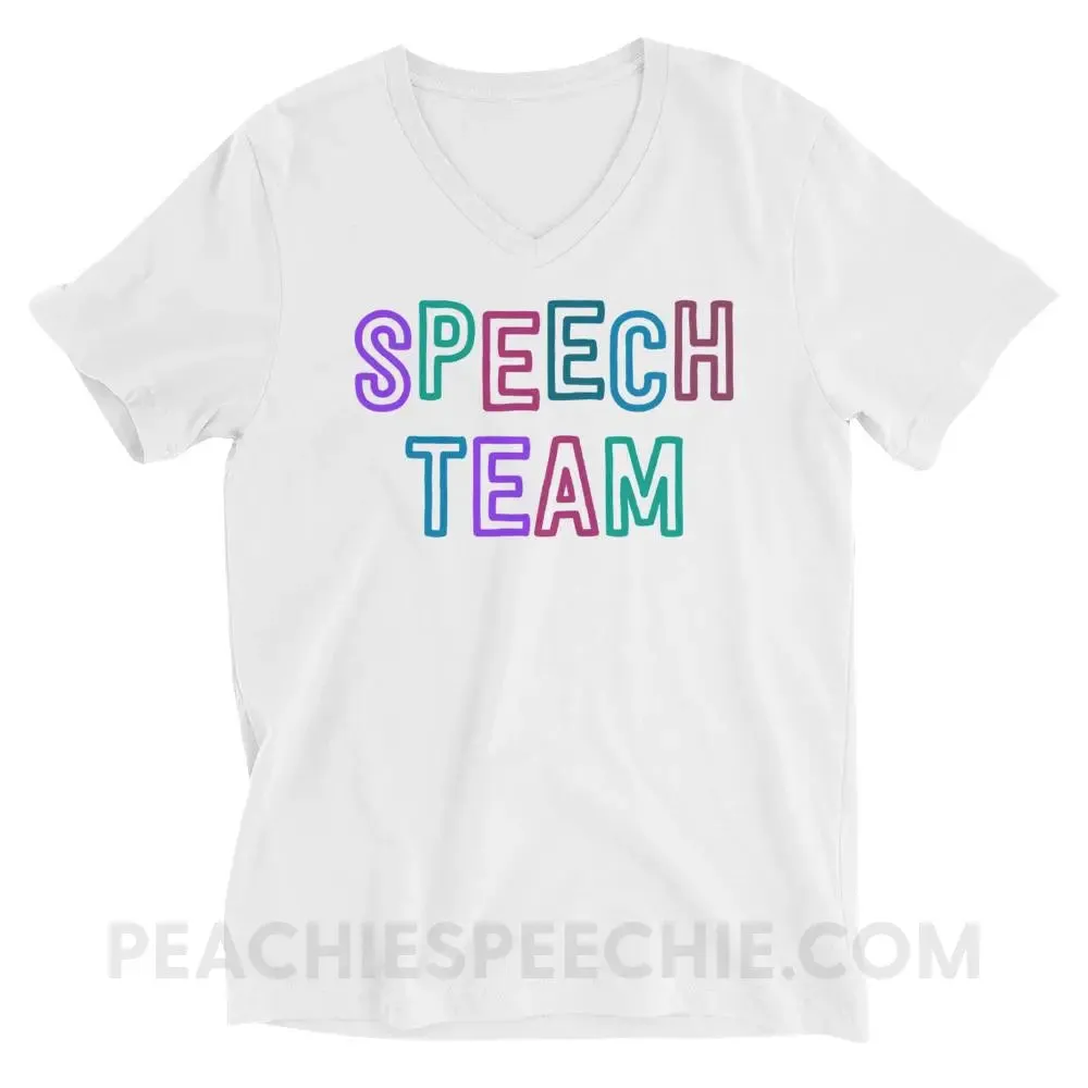 Speech Team Soft V-Neck