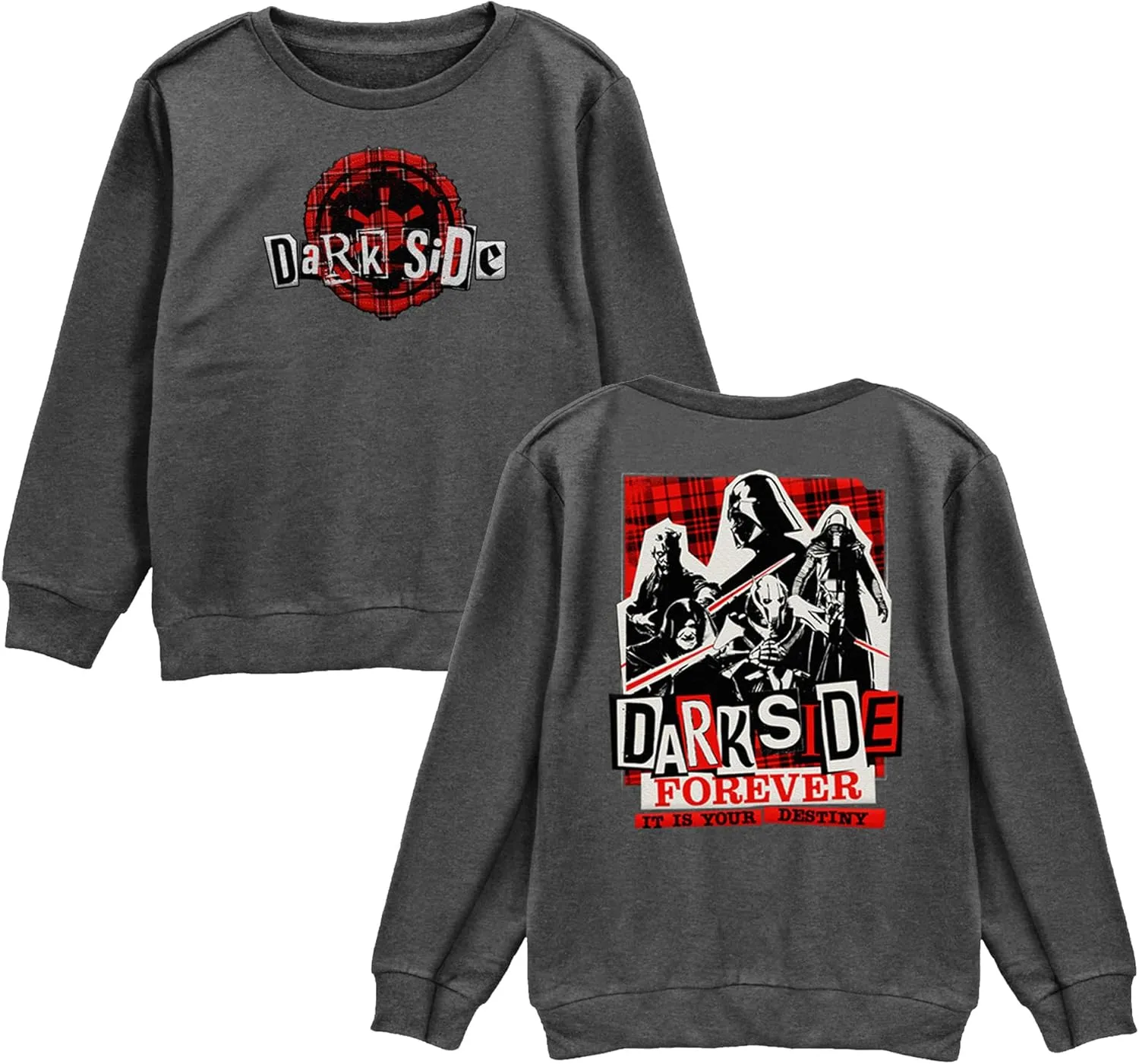 STAR WARS Darkside Punk Boys Pullover Crew Fleece