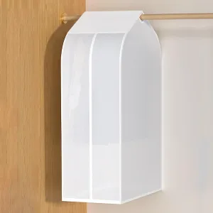 Storage Bags for Clothes,Garment Bag, Clear Moth Proof Suits Covers with Zipper, Sealed Design Translucent for Hanging Clothes Closet Storage Coat, Jacket, Sweater, Shirts