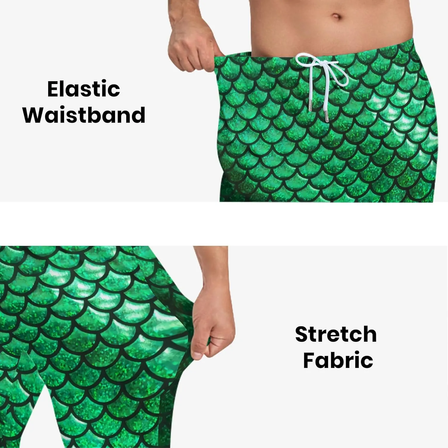 Sweatpants for Men 3D Printed Pants Joggers Pant Drawstring Sports Pants with 2 Side Pockets