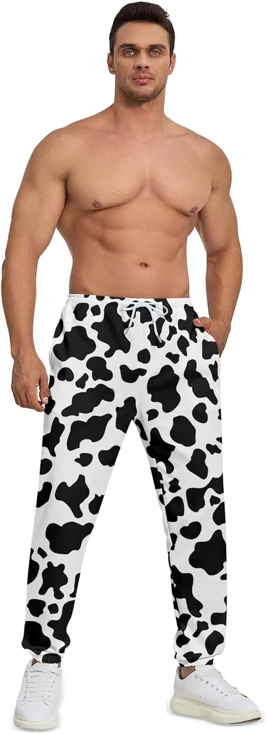 Sweatpants for Men 3D Printed Pants Joggers Pant Drawstring Sports Pants with 2 Side Pockets