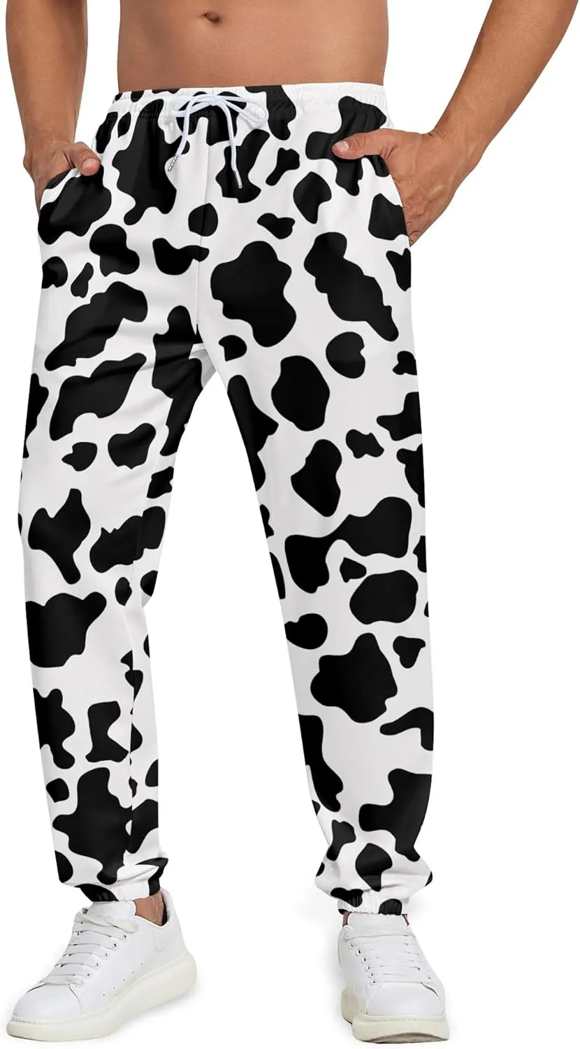 Sweatpants for Men 3D Printed Pants Joggers Pant Drawstring Sports Pants with 2 Side Pockets