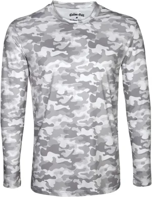 Tattoo Golf Performance Golf Long Sleeve Undershirt, Camo White, Medium