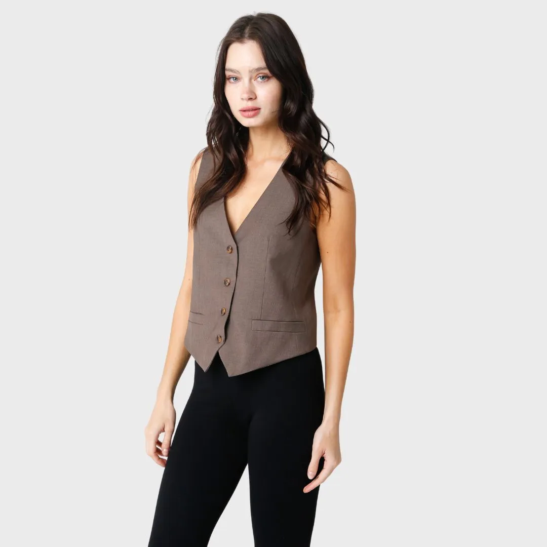 Taylor Vest (Truffle)
