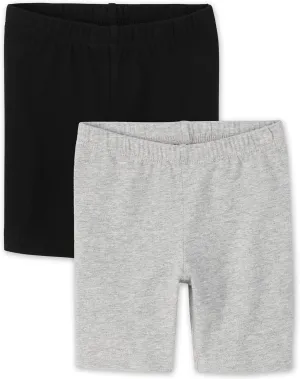 The Children's Place Baby Girls' and Toddler Solid Bike Shorts