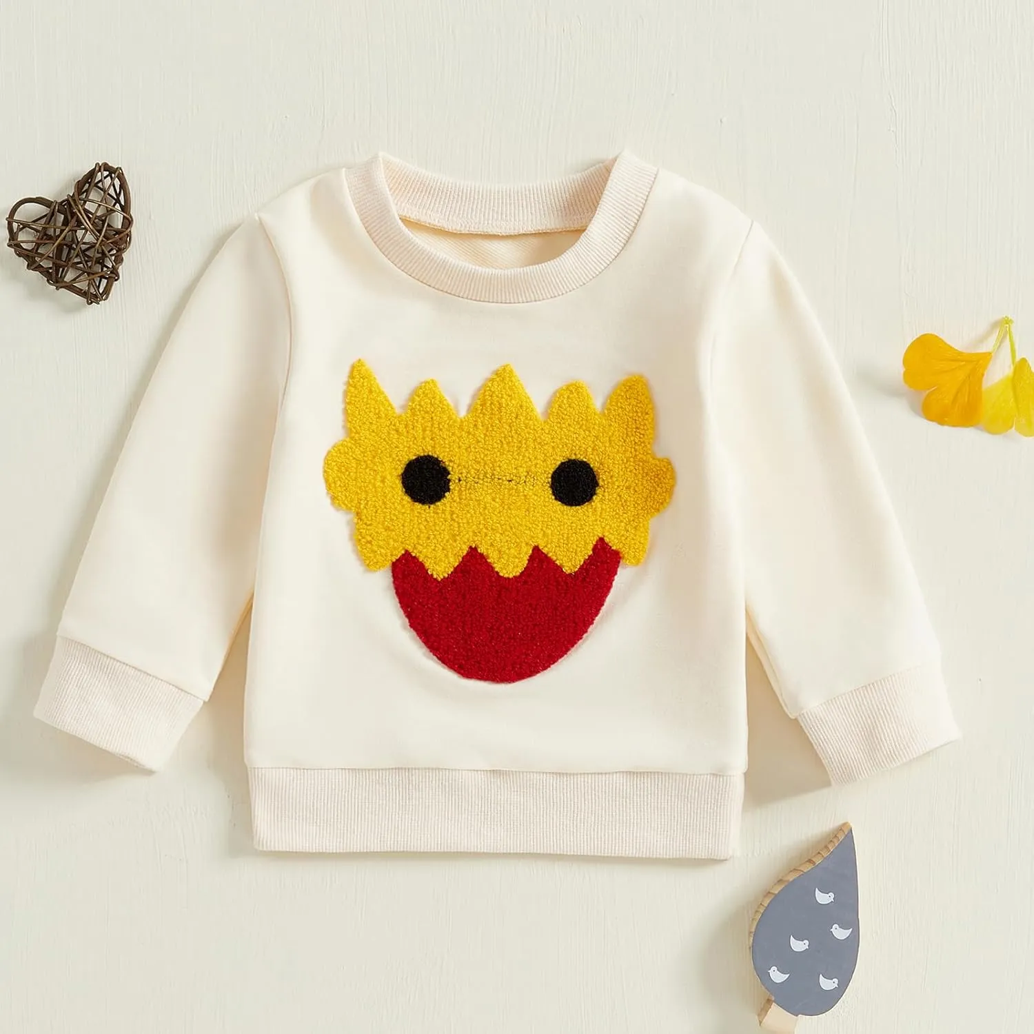 Toddler Baby Girl Boy Sweatshirt Color Block Long Sleeve Oversized Crewneck Pullover Tops Fall Winter Outfits