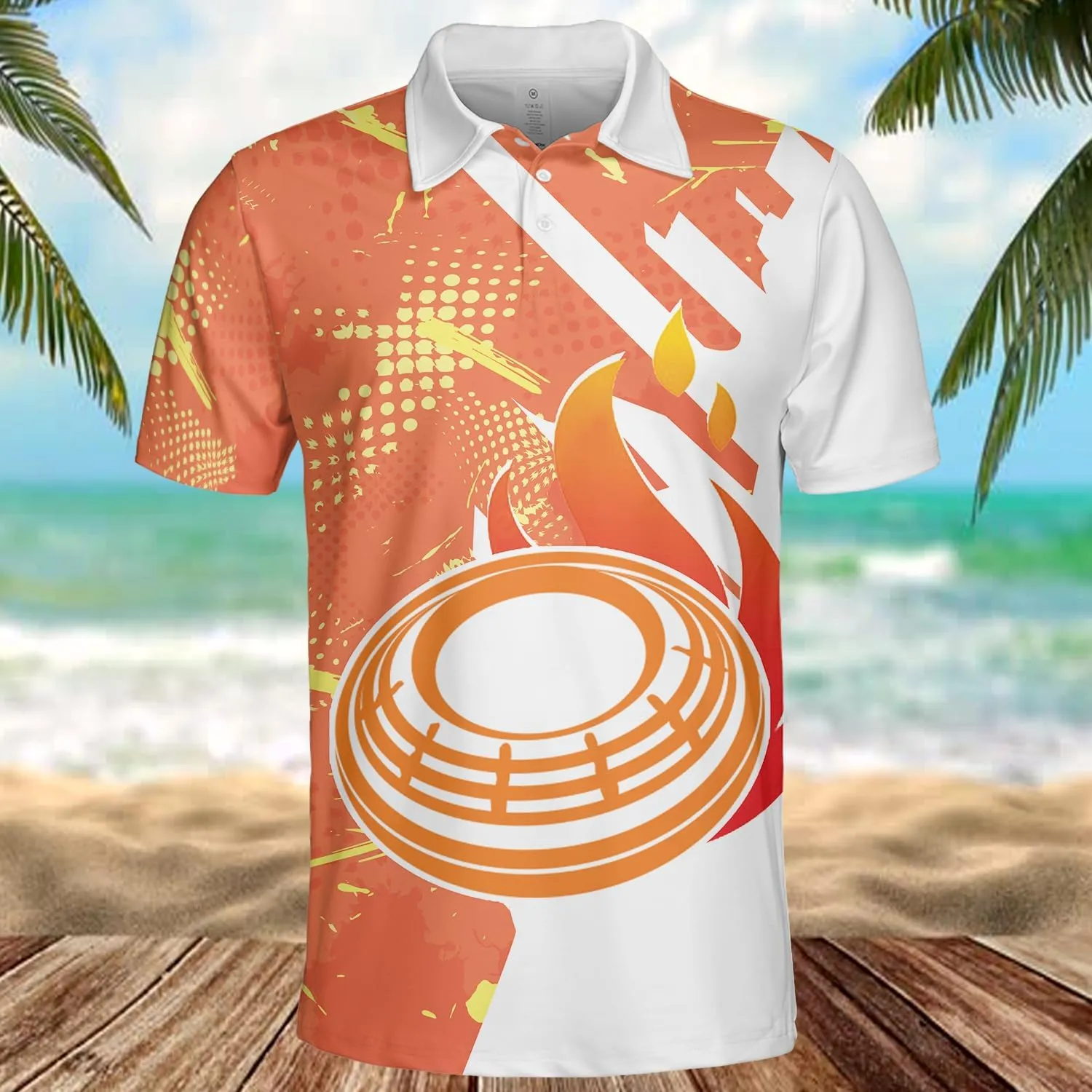 Trap Shooting Polo Shirt for Men & Women, Clay Trap Shooting Clothing Sporty Shirt Size S-5XL