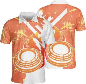 Trap Shooting Polo Shirt for Men & Women, Clay Trap Shooting Clothing Sporty Shirt Size S-5XL