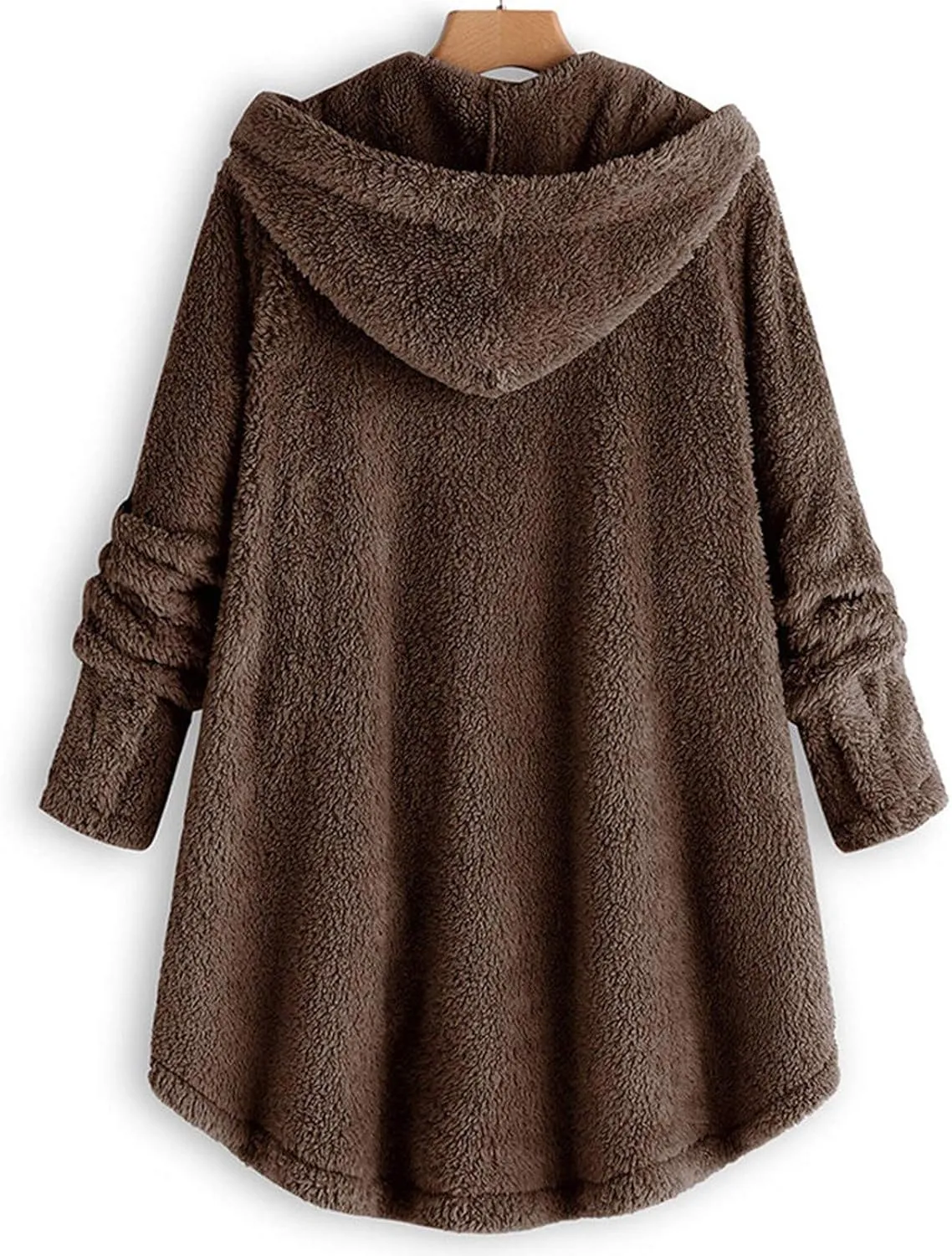 Winter Coats for Women Fashion Furry Sherpa Jacket Faux Fur Coat Shaggy Fleece Jacket Warm Clothes Oversized Coat
