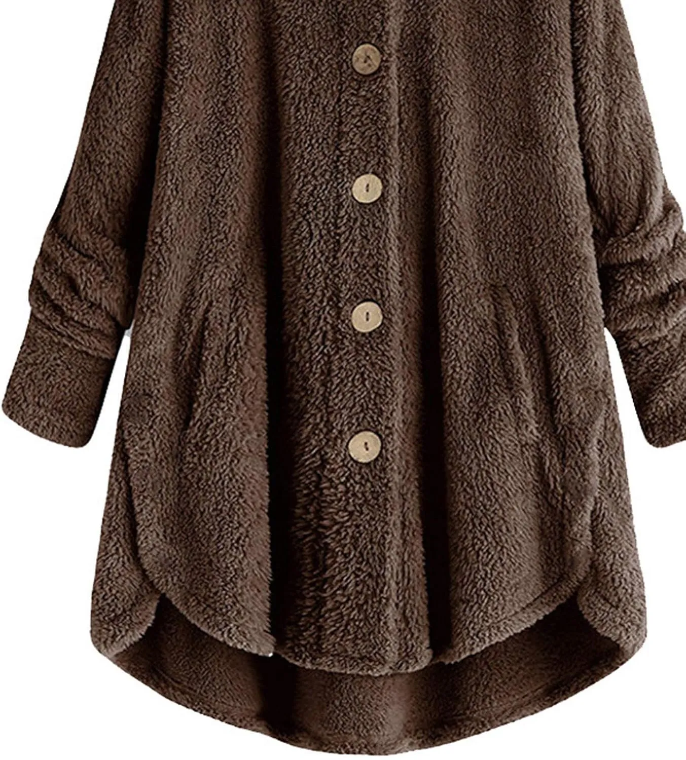 Winter Coats for Women Fashion Furry Sherpa Jacket Faux Fur Coat Shaggy Fleece Jacket Warm Clothes Oversized Coat