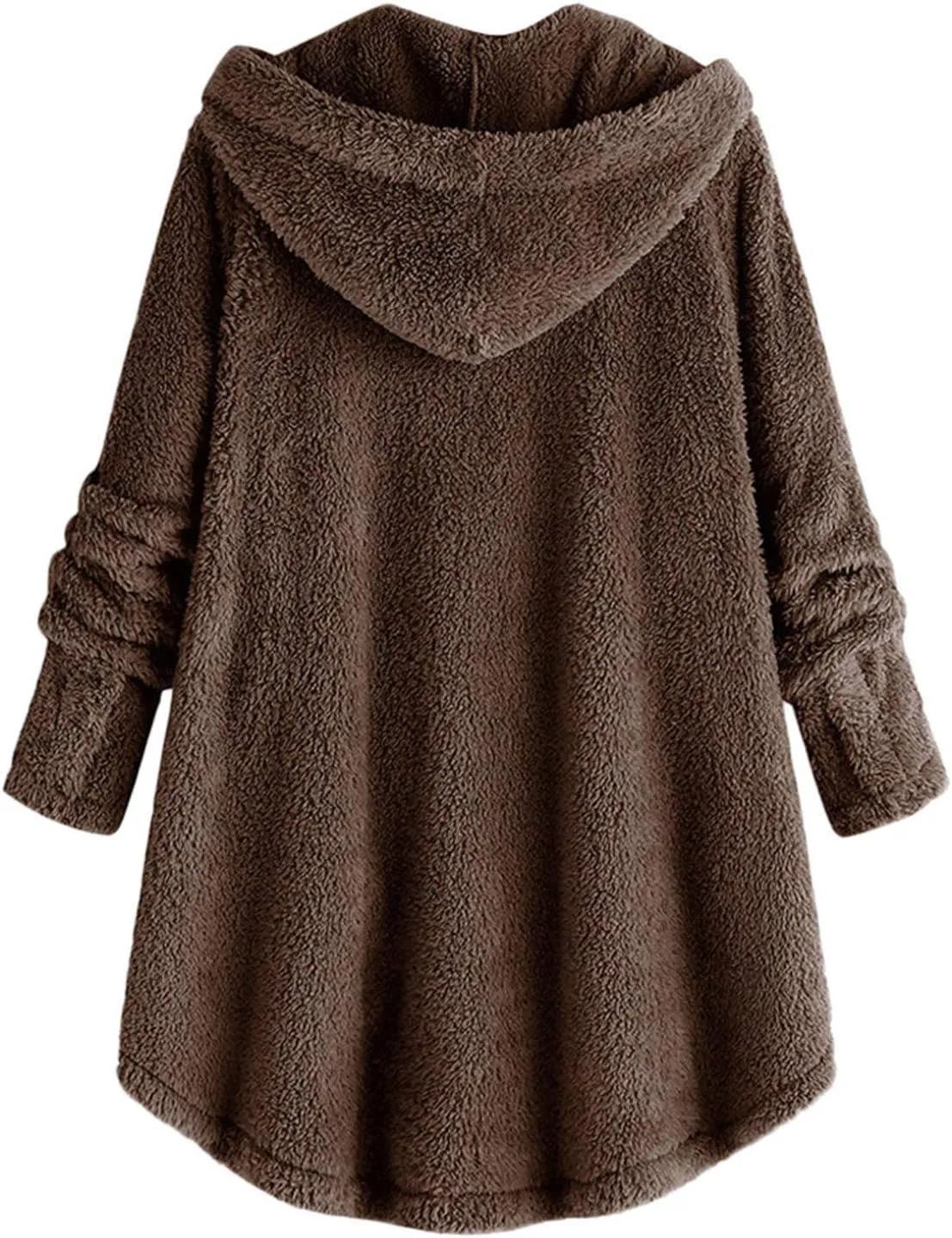 Winter Coats for Women Fashion Furry Sherpa Jacket Faux Fur Coat Shaggy Fleece Jacket Warm Clothes Oversized Coat